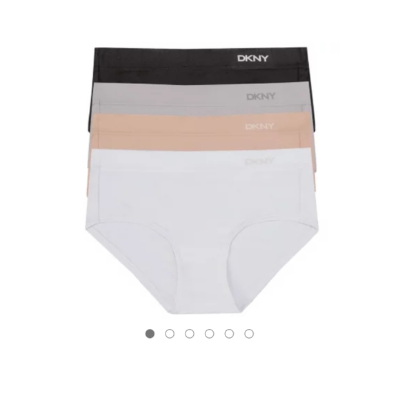 DKNY ladies microfiber hipster multi color panties 4 pack - Picture 1 of 5